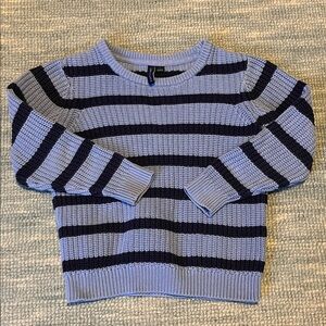 Janie and Jack Blue and Black Boy’s Sweater